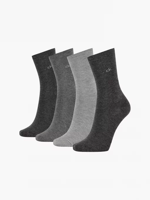 Calvin Klein 4-Pack Sparkle Crew Socks Grey