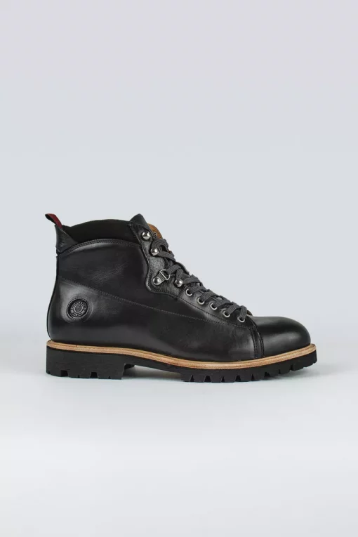 Sneaky Steve Skill Leather Shoe Black