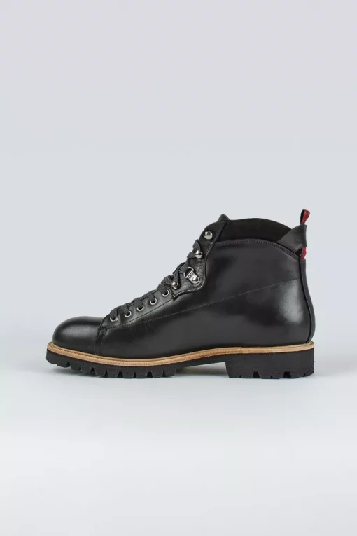Sneaky Steve Skill Leather Shoe Black
