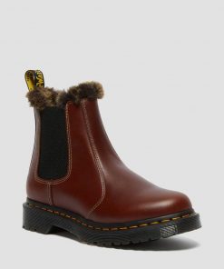 Dr. Martens Leonore Faux Fur Lined Chelsea Boots