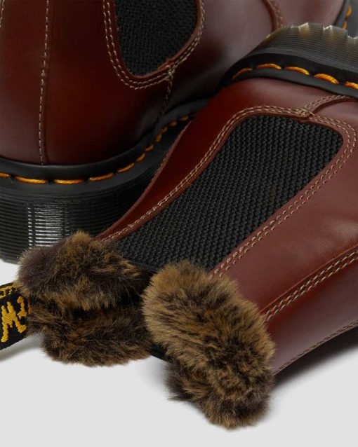 Dr. Martens Leonore Faux Fur Lined Chelsea Boots