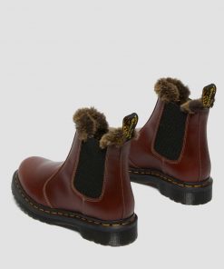 Dr. Martens Leonore Faux Fur Lined Chelsea Boots