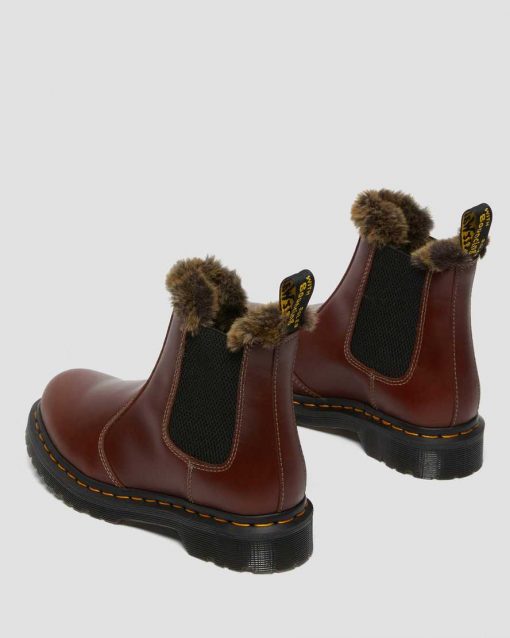 Dr. Martens Leonore Faux Fur Lined Chelsea Boots