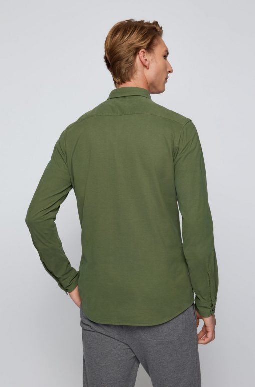 Boss Mysoft Shirt Light Green