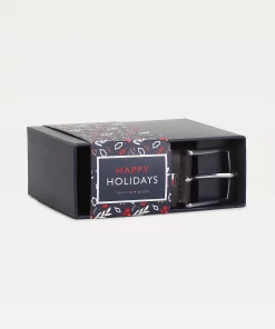 Tommy Hilfiger Adan Leather Belt Gift Set Testa Di Moro