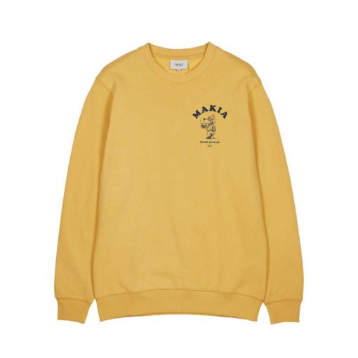 Makia Helmsman Sweatshirt Ochre