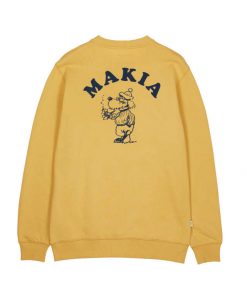 Makia Helmsman Sweatshirt Ochre