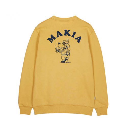 Makia Helmsman Sweatshirt Ochre