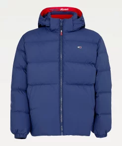 Tommy Jeans Essenstials Down Hood Jacket Twilight Navy