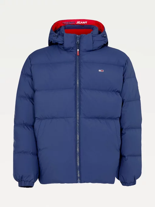 Tommy Jeans Essenstials Down Hood Jacket Twilight Navy