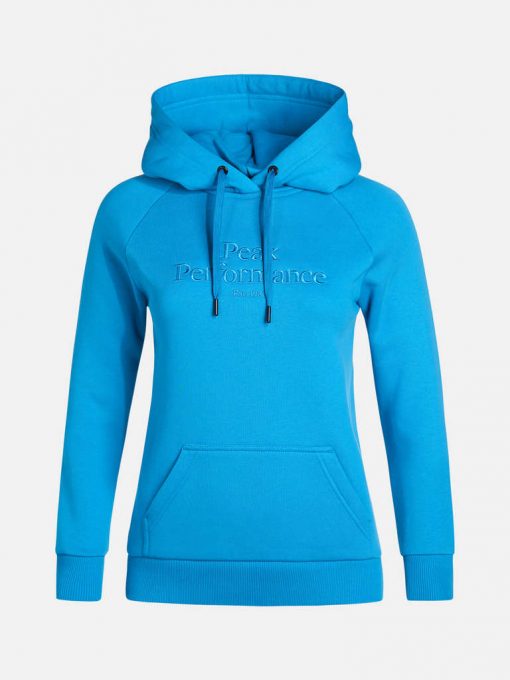 Peak Performance Original Hood Women Scuba Blue