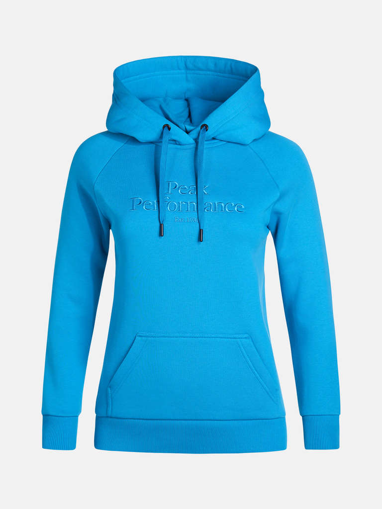Peak Performance Original Hood Women Scuba Blue