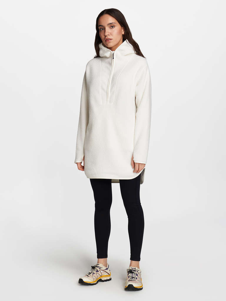 Peak Performance Long Pile Anorak Women White