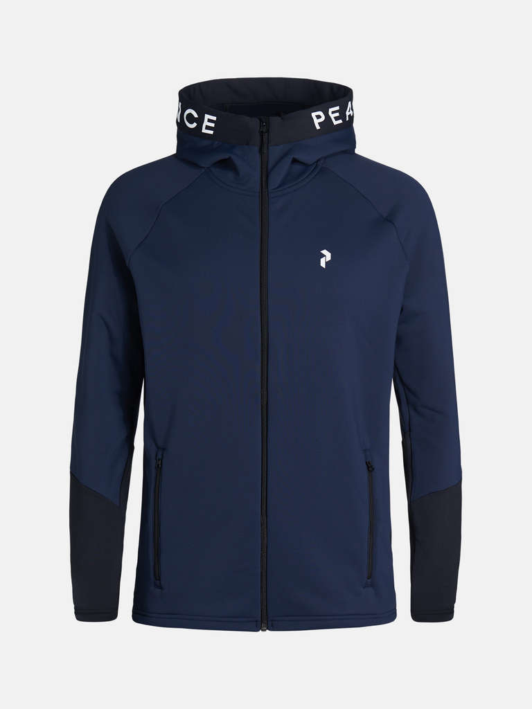 Peak Performance Rider Zip Hood Men Blue