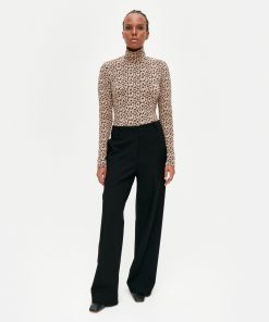 Marimekko Jäkälä Pikkuinen Unikko Turtleneck Shirt Beige