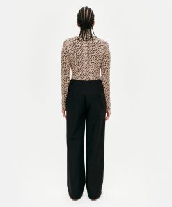 Marimekko Jäkälä Pikkuinen Unikko Turtleneck Shirt Beige