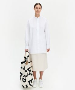 Marimekko Hyräillä Solid Shirt White