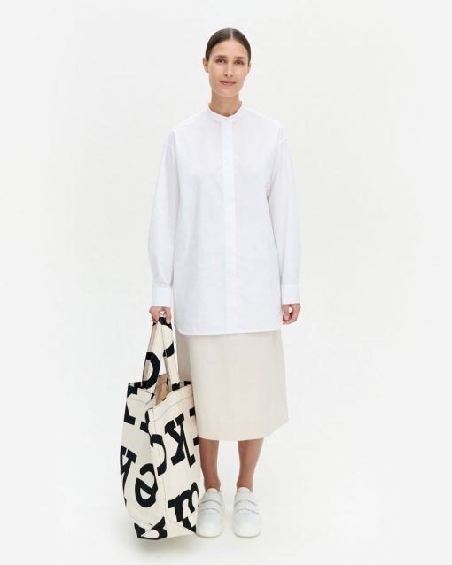 Marimekko Hyräillä Solid Shirt White