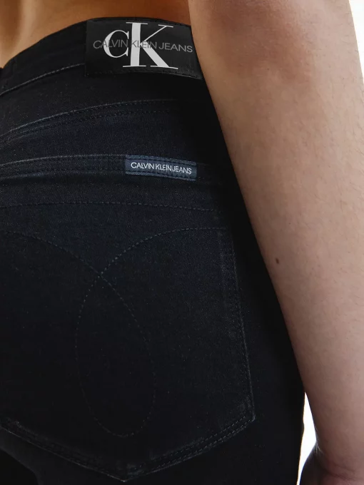 Calvin Klein High Rise Super Skinny Ankle Jeans Black