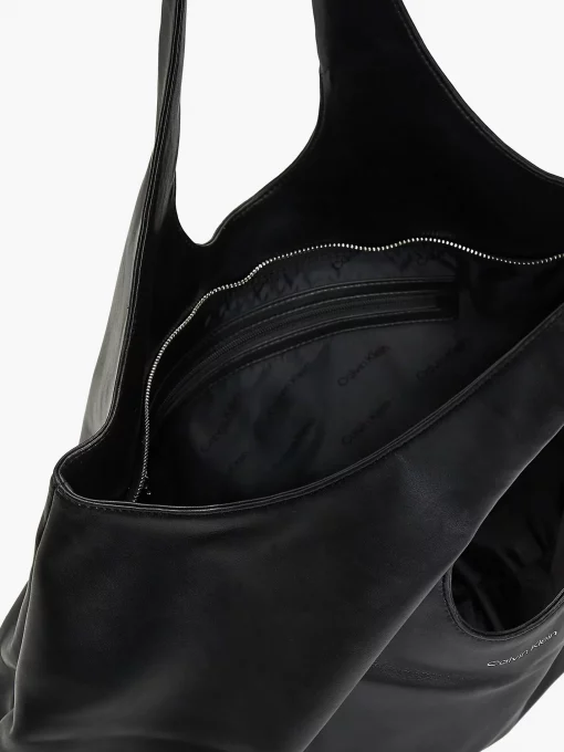 Calvin Klein Oversized Hobo Bag Black
