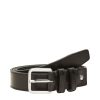 Selected Homme Nate Leather Belt Black