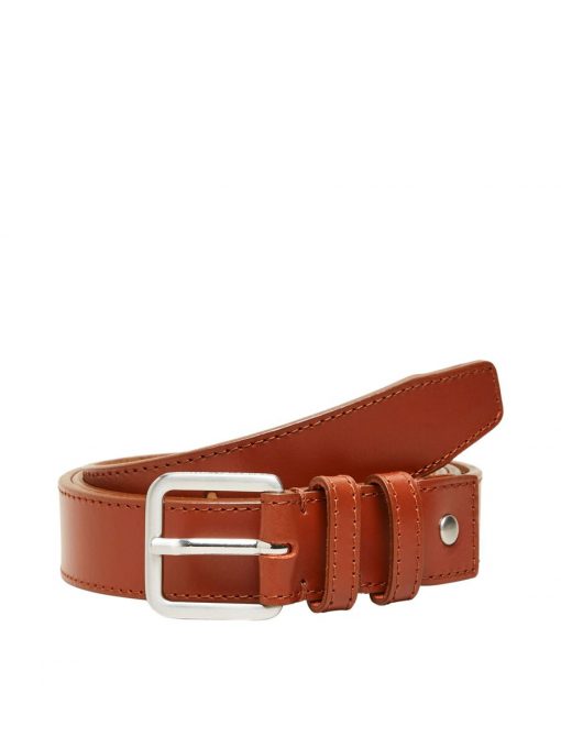 Selected Homme Nate Leather Belt Cognac