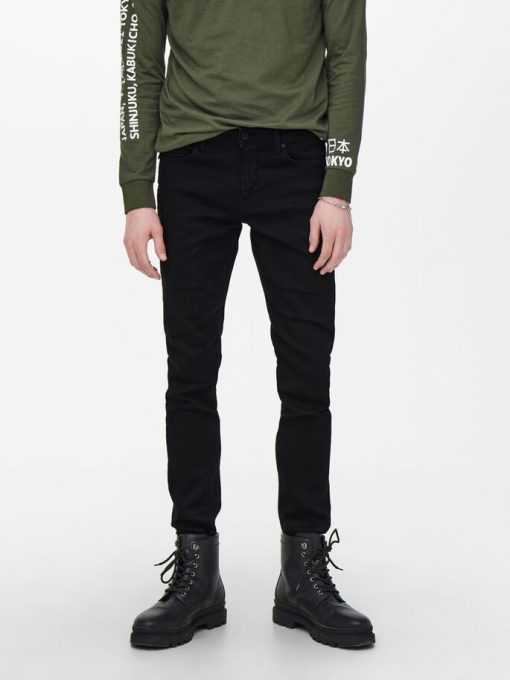 Only & Sons Loom Slim Fit Black