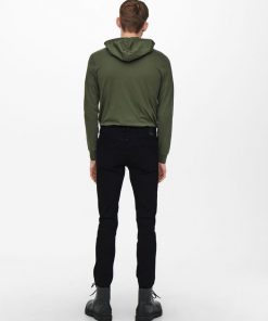 Only & Sons Loom Slim Fit Black