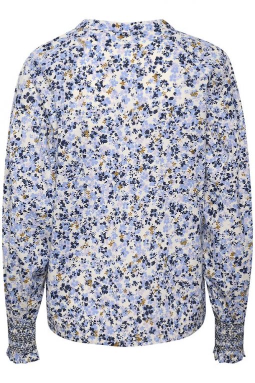Part Two Nami Blouse Blue Blue Mini Flower Print