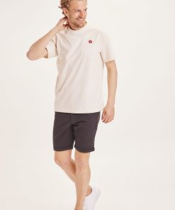 Knowledge Cotton Apparel Chuck Chino Poplin Shorts Black