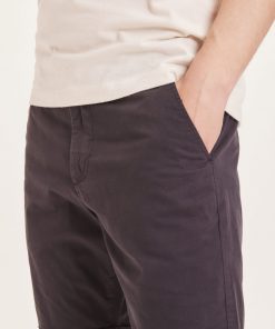 Knowledge Cotton Apparel Chuck Chino Poplin Shorts Black