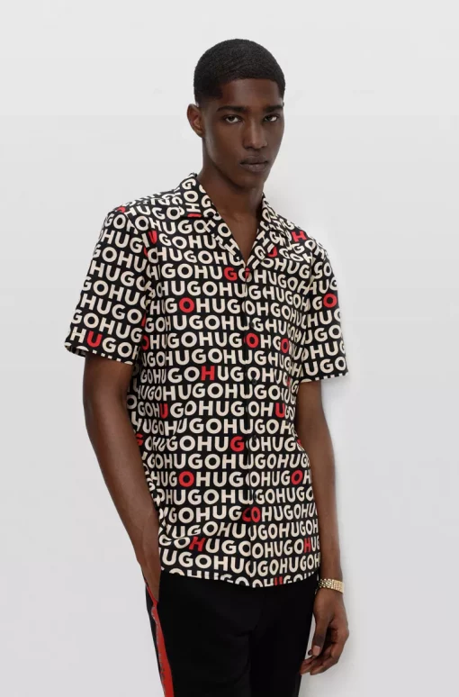 Hugo Ellino Shirt Black