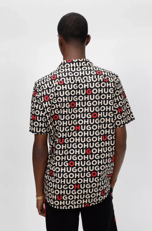 Hugo Ellino Shirt Black