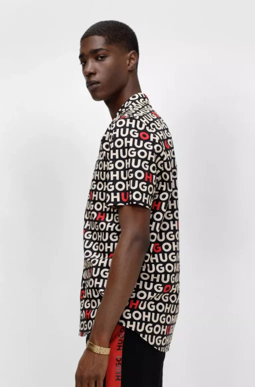 Hugo Ellino Shirt Black