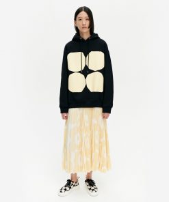 Marimekko Druga Pienet Kivet Hoodie Black