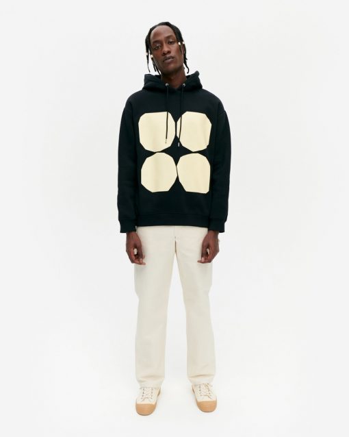 Marimekko Druga Pienet Kivet Hoodie Black