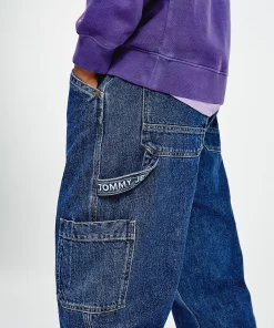 Tommy Jean Skater Carpenter Fit Hemp Jeans Denim Medium