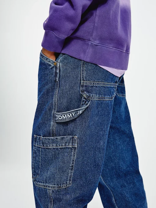 Tommy Jean Skater Carpenter Fit Hemp Jeans Denim Medium