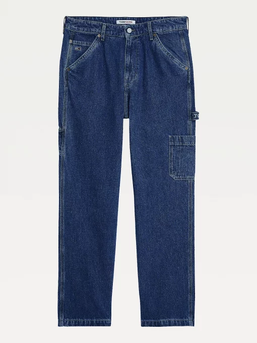 Tommy Jean Skater Carpenter Fit Hemp Jeans Denim Medium