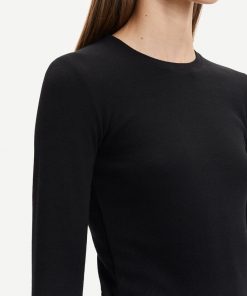 Samsoe & Samsoe Alexa Ls T-shirt Black