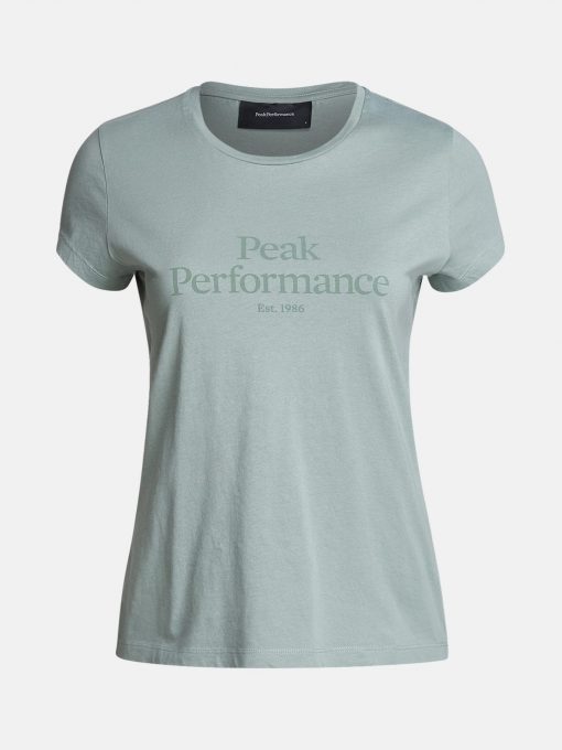 Peak Performance Original Tee Women Ashen Green