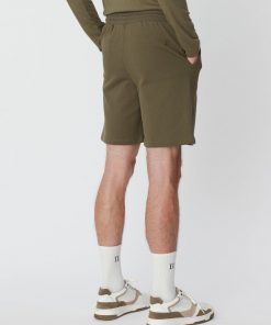 Les Deux Lens Sweatshorts Olive Night