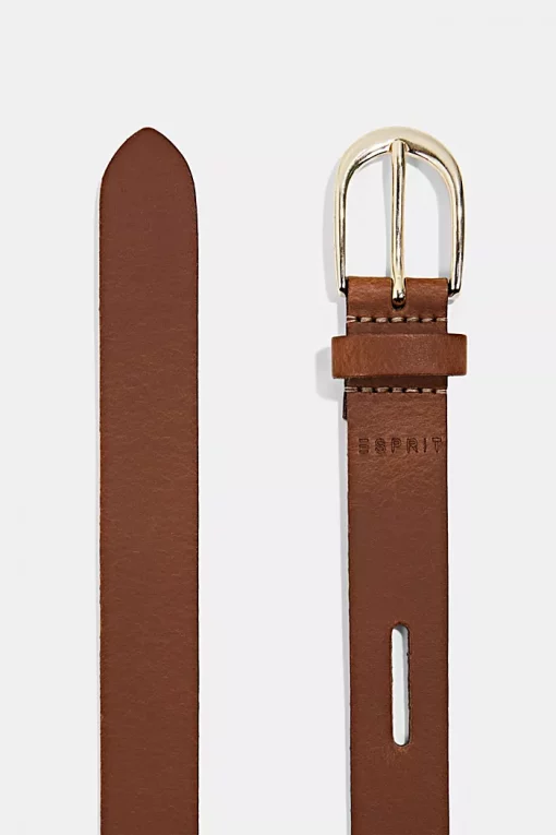 Esprit Leather Belt Brown
