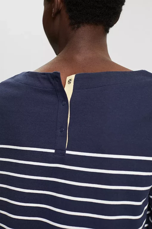 Esprit Stripe Dress Navy