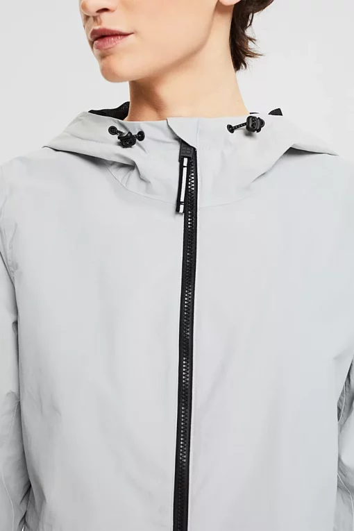 Esprit Parka Jacket Pastel Grey