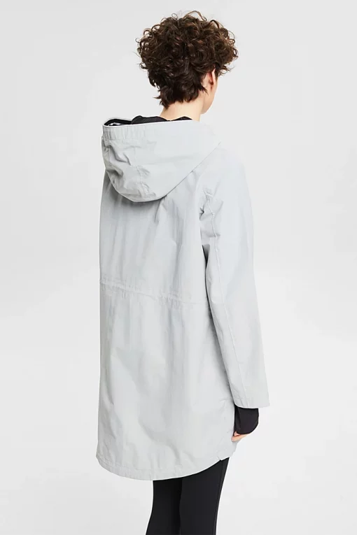 Esprit Parka Jacket Pastel Grey