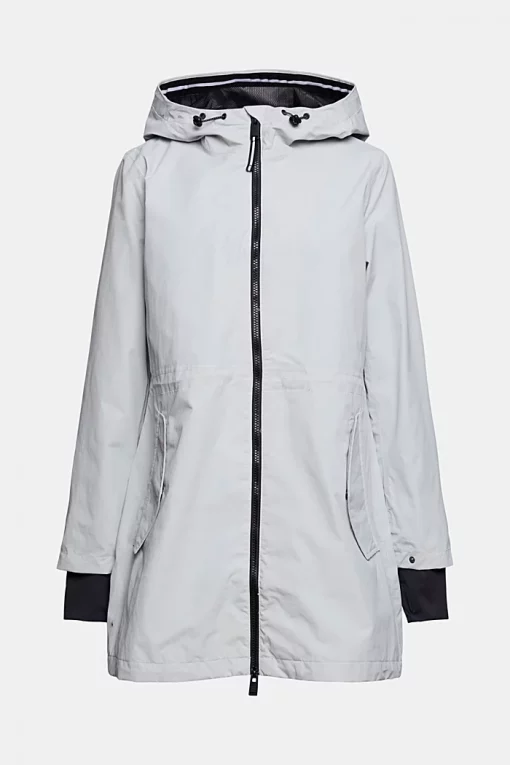 Esprit Parka Jacket Pastel Grey