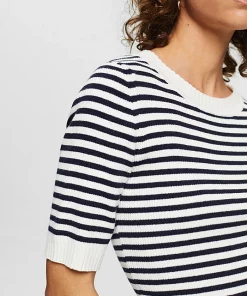 Esprit Striped Sweater New Off White