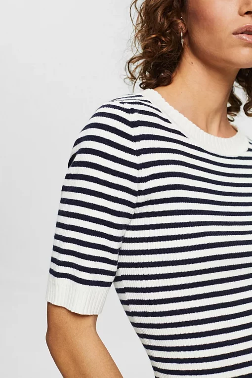 Esprit Striped Sweater New Off White