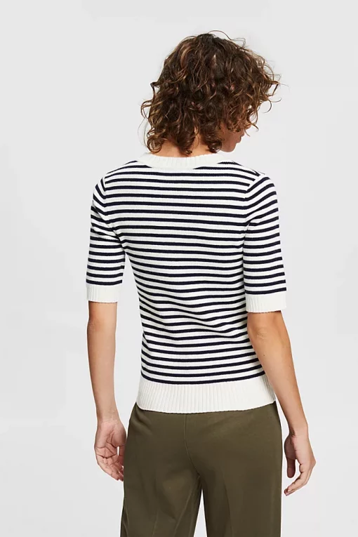 Esprit Striped Sweater New Off White